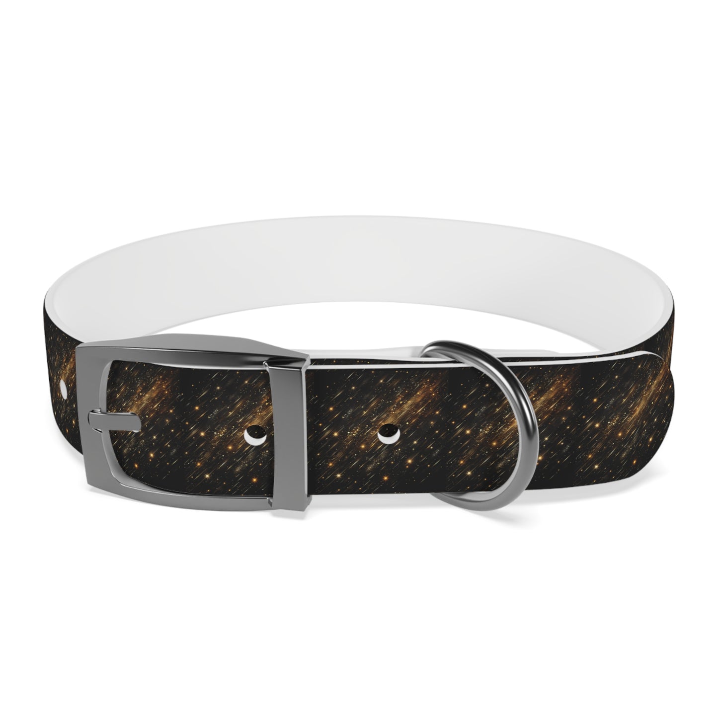 Barrky Night Collection Collarman/Collarette β Starry Dog Collar, Waterproof, Odor-Resistant TPU, 4 Buckles, Stars Dog Collar, Adjustable Pet Accessory for Cosmic Dog Lovers