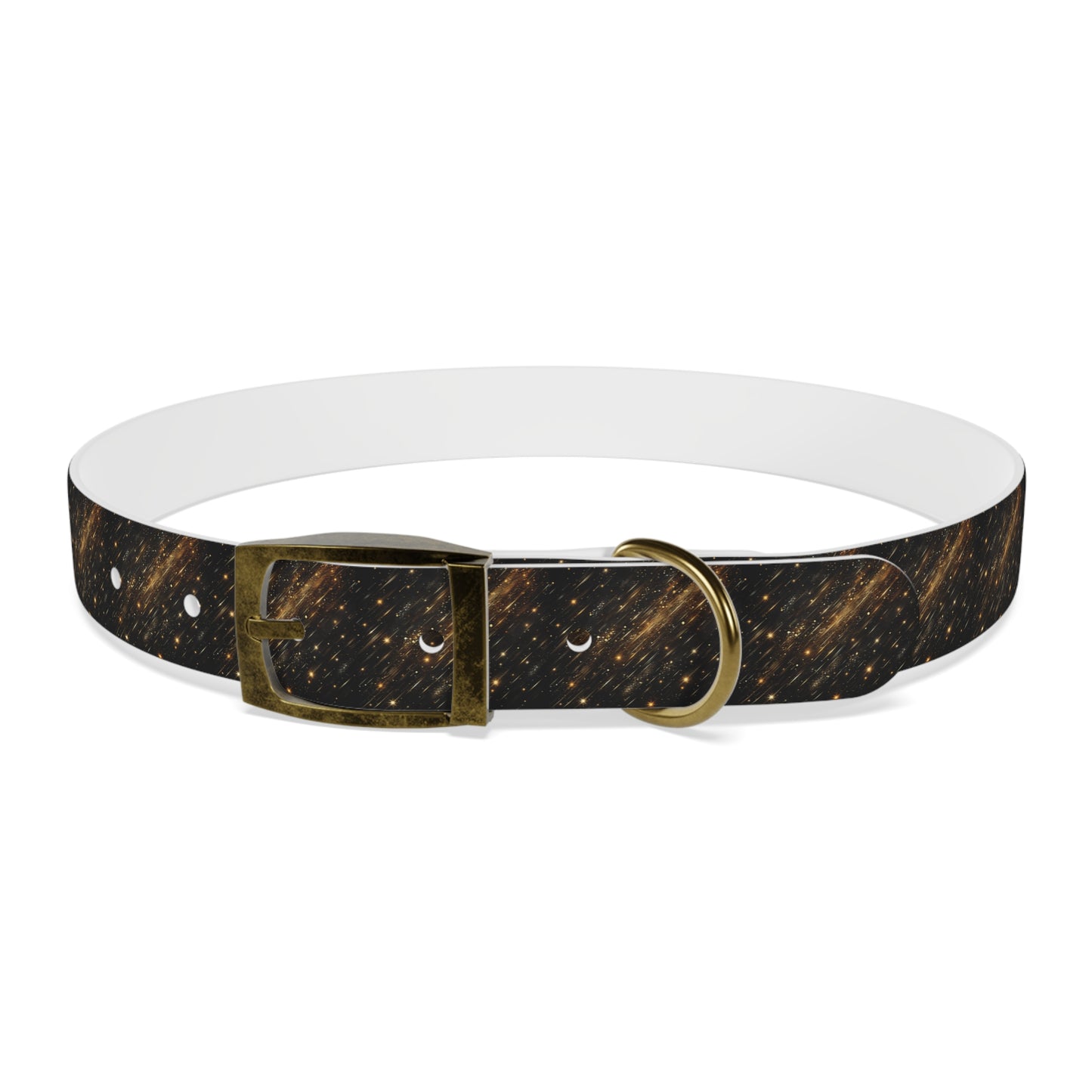 Barrky Night Collection Collarman/Collarette β Starry Dog Collar, Waterproof, Odor-Resistant TPU, 4 Buckles, Stars Dog Collar, Adjustable Pet Accessory for Cosmic Dog Lovers
