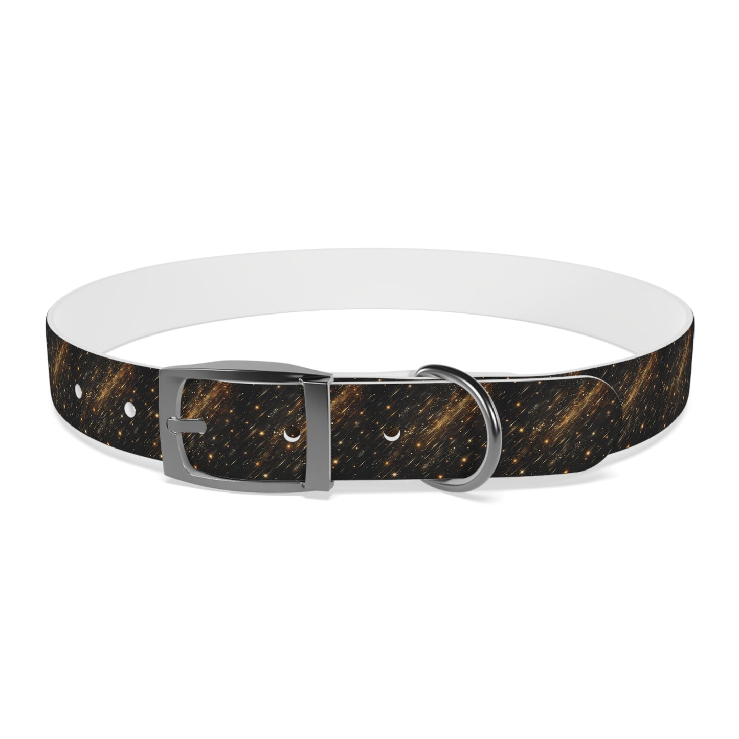 Barrky Night Collection Collarman/Collarette β Starry Dog Collar, Waterproof, Odor-Resistant TPU, 4 Buckles, Stars Dog Collar, Adjustable Pet Accessory for Cosmic Dog Lovers