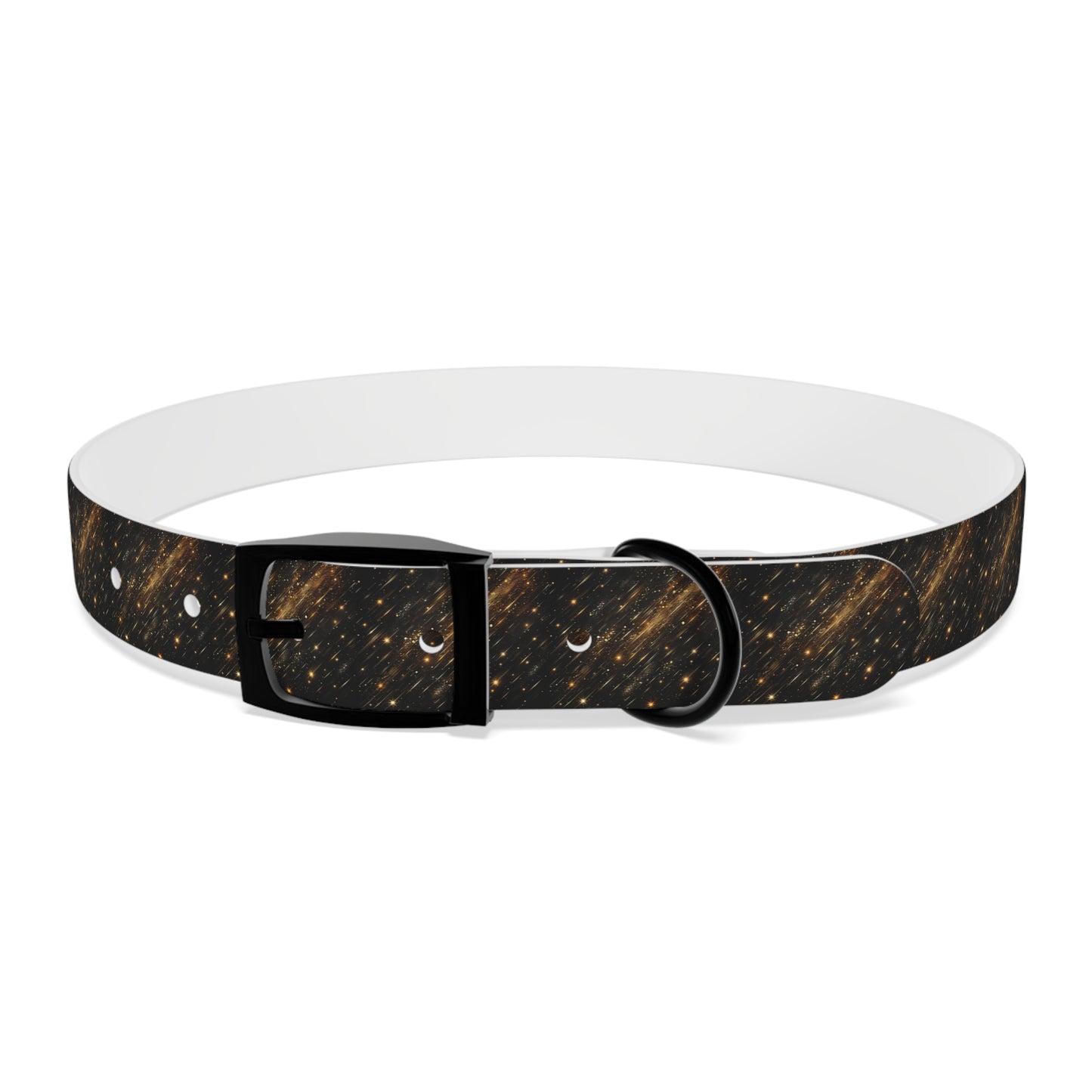 Barrky Night Collection Collarman/Collarette β Starry Dog Collar, Waterproof, Odor-Resistant TPU, 4 Buckles, Stars Dog Collar, Adjustable Pet Accessory for Cosmic Dog Lovers