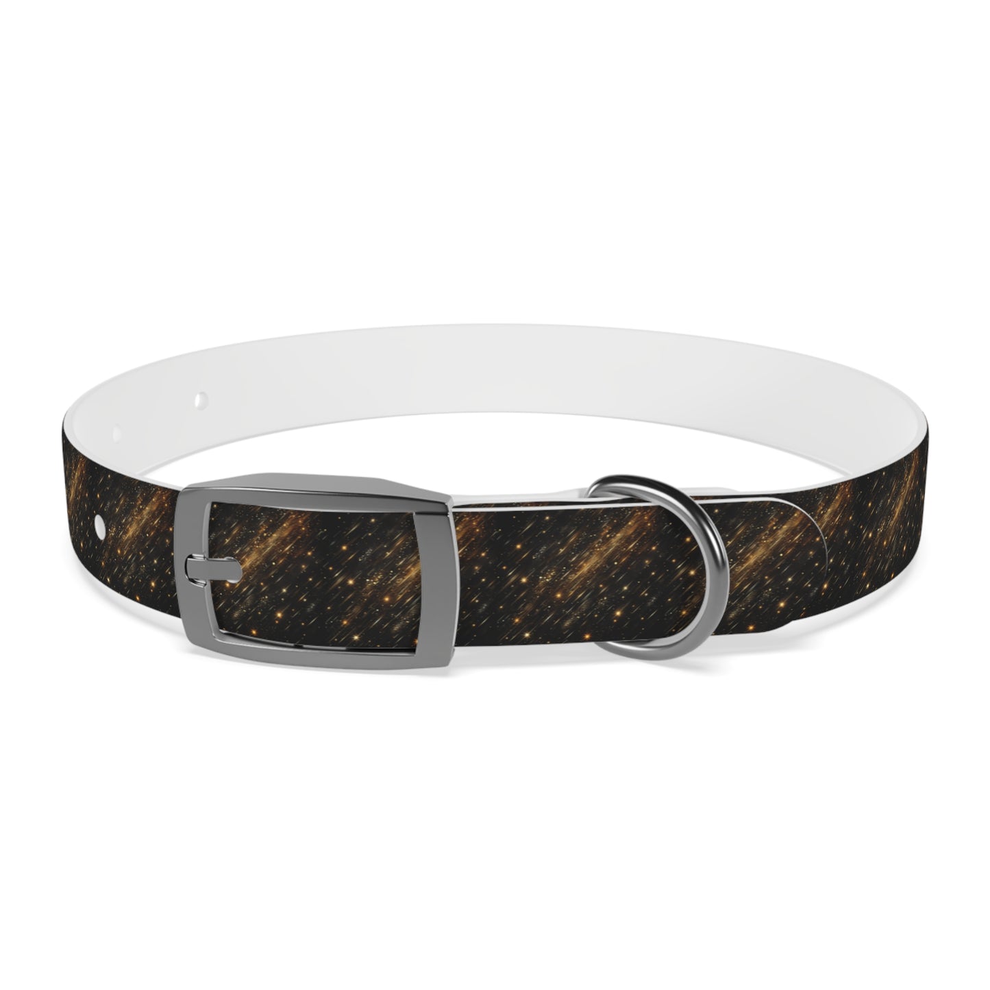 Barrky Night Collection Collarman/Collarette β Starry Dog Collar, Waterproof, Odor-Resistant TPU, 4 Buckles, Stars Dog Collar, Adjustable Pet Accessory for Cosmic Dog Lovers
