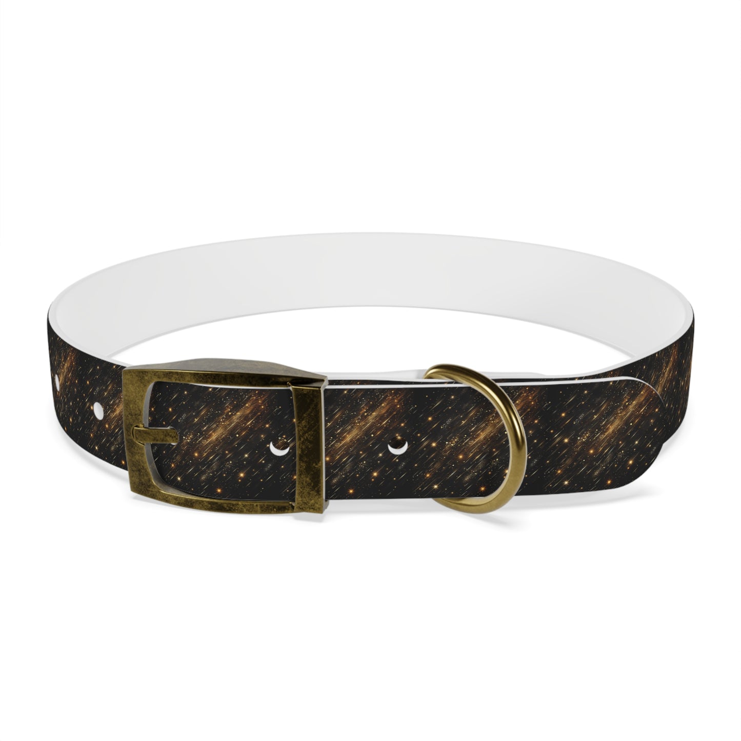 Barrky Night Collection Collarman/Collarette β Starry Dog Collar, Waterproof, Odor-Resistant TPU, 4 Buckles, Stars Dog Collar, Adjustable Pet Accessory for Cosmic Dog Lovers